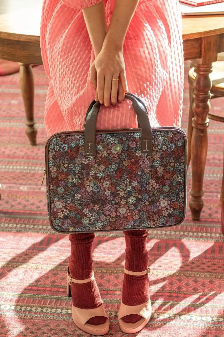 Olivia Laptoptasche Tutti i Fiori Rot