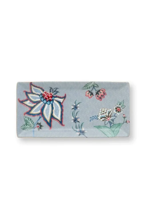 Oriental Flower Festival Sushi Set Blau