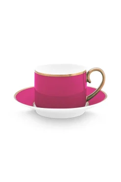 Pip Chique Espresso Tasse & Untertasse Rosa