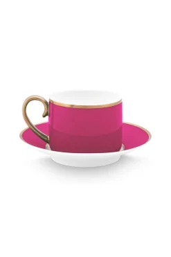 Pip Chique Espresso Tasse & Untertasse Rosa