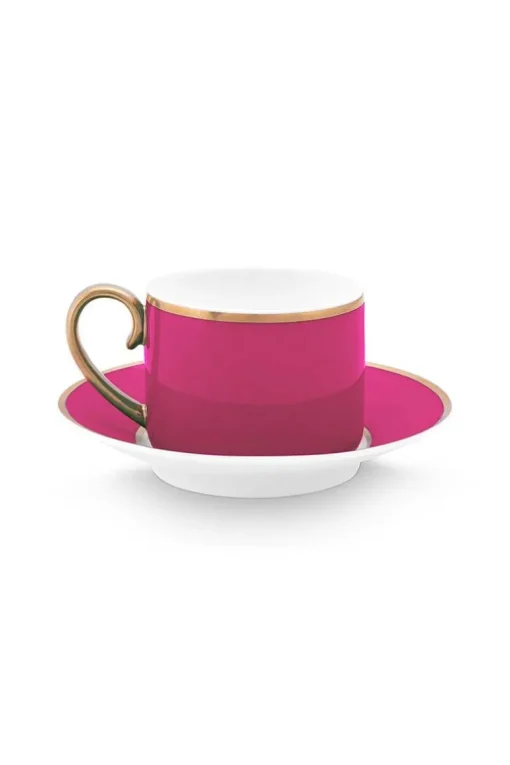 Pip Chique Espresso Tasse & Untertasse Rosa