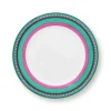 Pip Chique Stripes Frühstücksteller Rosa/Grün 23cm