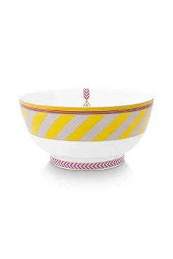 Pip Chique Stripes Schale Gelb 18cm