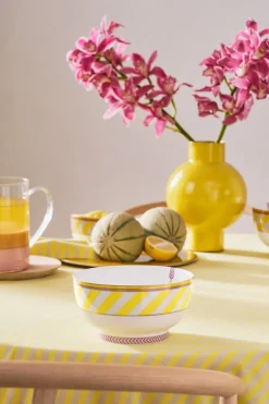 Pip Chique Stripes Schale Gelb 18cm