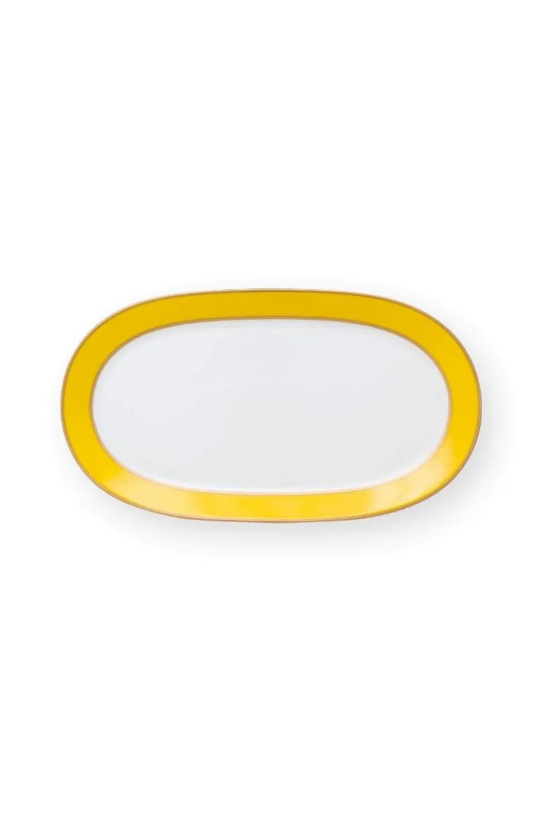 Pip Chique Tortenteller Oval Gelb