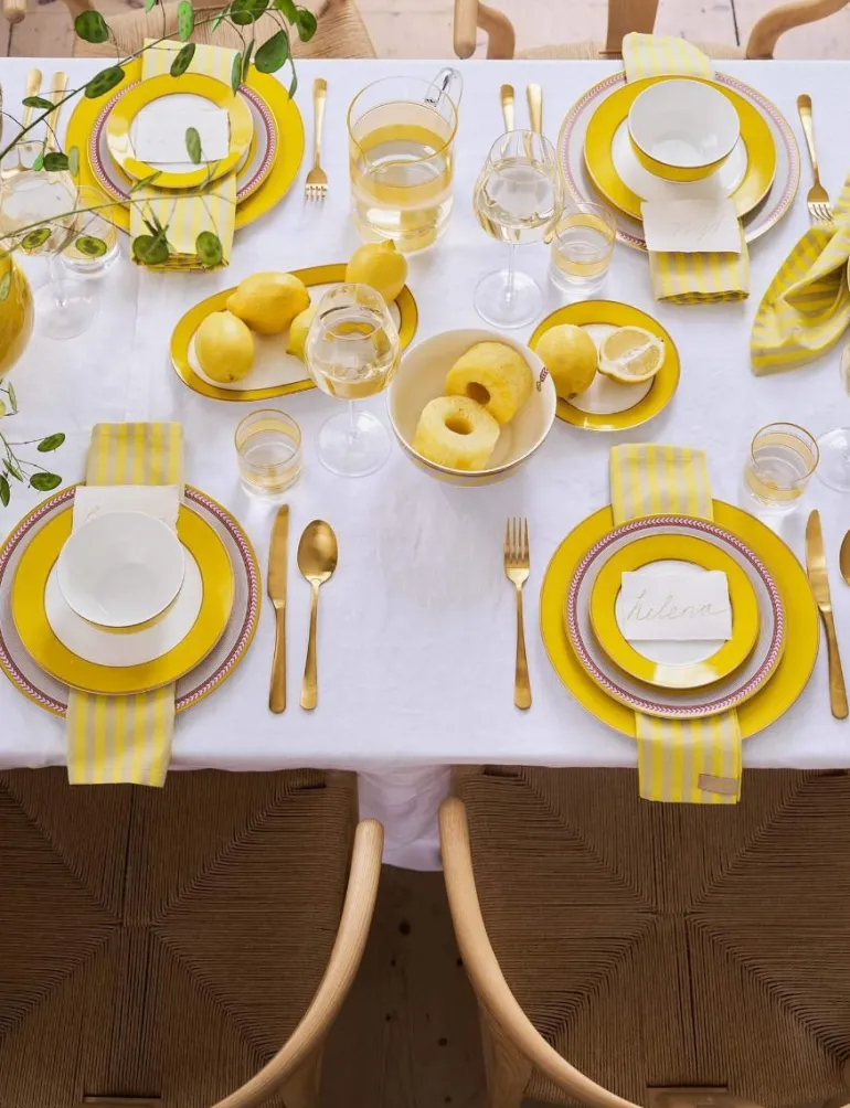 Pip Chique Tortenteller Oval Gelb