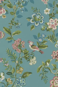 Pip Studio Botanical Print Vliestapete Meeresblau