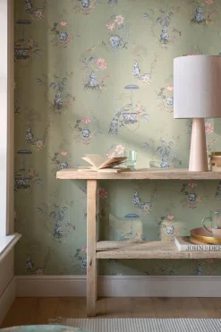 Pip Studio Chinese Porcelain Vinyltapete Hellgrün