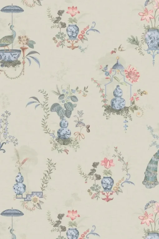 Pip Studio Chinese Porcelain Vinyltapete Sand