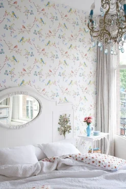 Pip Studio Early Bird Vliestapete Gebrochen Weiss