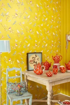 Pip Studio Early Bird Vliestapete Gelb