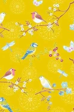 Pip Studio Early Bird Vliestapete Gelb