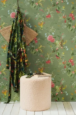 Pip Studio Floris Vliestapete Grün