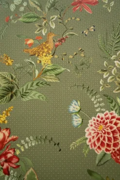 Pip Studio Floris Vliestapete Grün