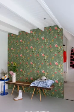 Pip Studio Floris Vliestapete Grün
