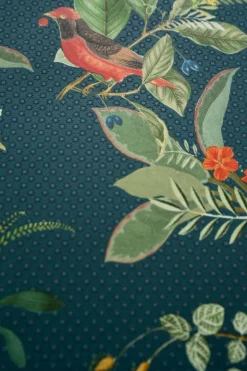 Pip Studio Floris Vliestapete Dunkel Blau