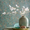 Pip Studio Good Nightingale Vliestapete Petrol
