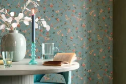 Pip Studio Good Nightingale Vliestapete Petrol