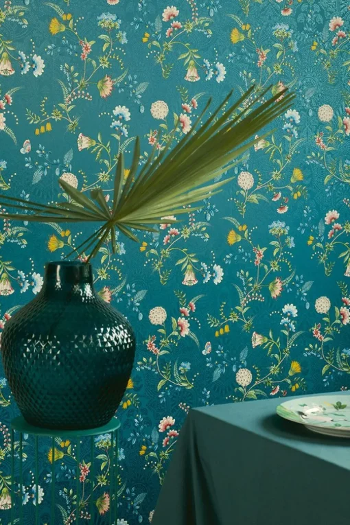Pip Studio La Majorelle Vliestapete Dunkel Blau