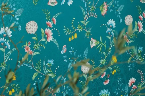 Pip Studio La Majorelle Vliestapete Dunkel Blau