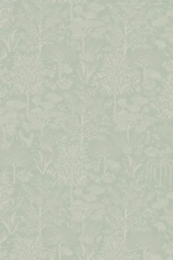 Pip Studio Origami Tree Vliestapete Hellgrün/Silber