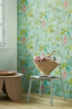 Pip Studio Palm Scene Vliestapete Blau