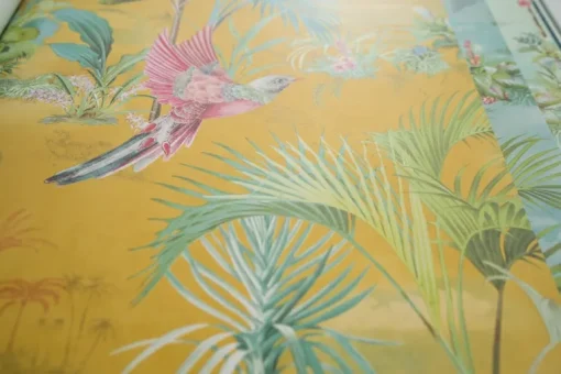 Pip Studio Palm Scene Vliestapete Gelb