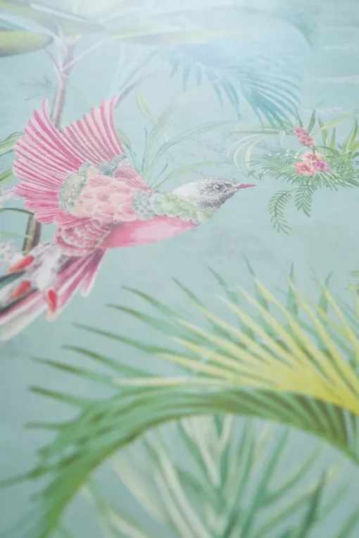 Pip Studio Palm Scene Vliestapete Blau