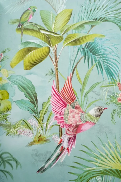 Pip Studio Palm Scene Vliestapete Blau