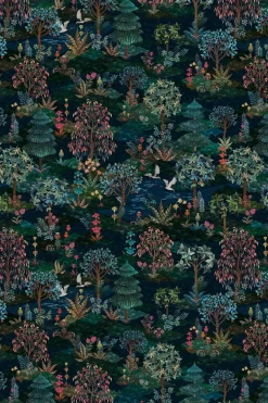 Pip Studio Pip Garden Infinito Wallpower Dunkelblau