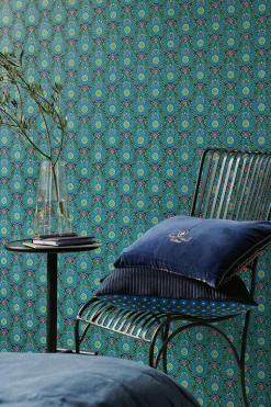 Pip Studio Raindrops Vliestapete Dunkel Blau