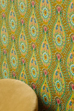 Pip Studio Raindrops Vliestapete Gelb/Ocre