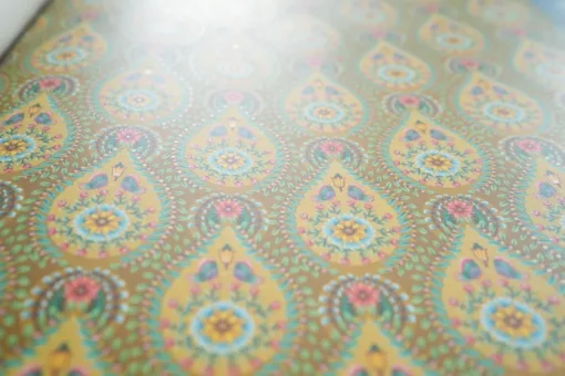Pip Studio Raindrops Vliestapete Gelb/Ocre