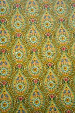 Pip Studio Raindrops Vliestapete Gelb/Ocre