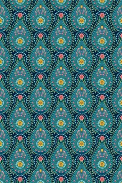 Pip Studio Raindrops Vliestapete Dunkel Blau