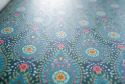 Pip Studio Raindrops Vliestapete Dunkel Blau