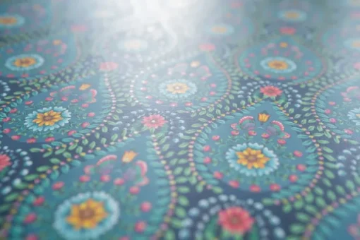 Pip Studio Raindrops Vliestapete Dunkel Blau