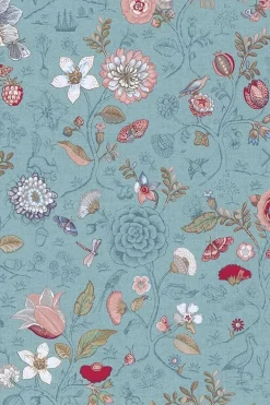 Pip Studio Spring to Life Vliestapete Meeresblau
