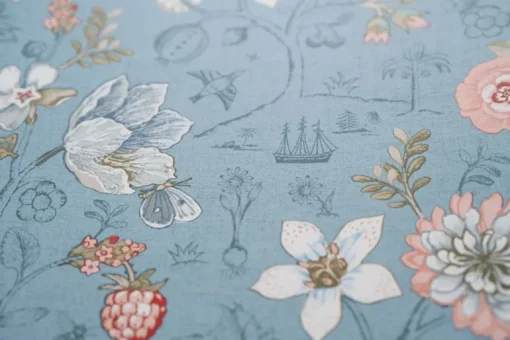Pip Studio Spring to Life Vliestapete Hellblau