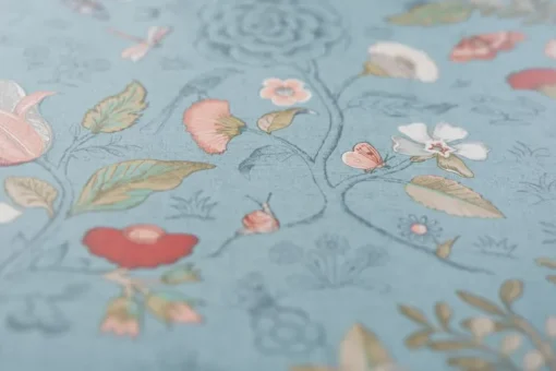 Pip Studio Spring to Life Vliestapete Meeresblau