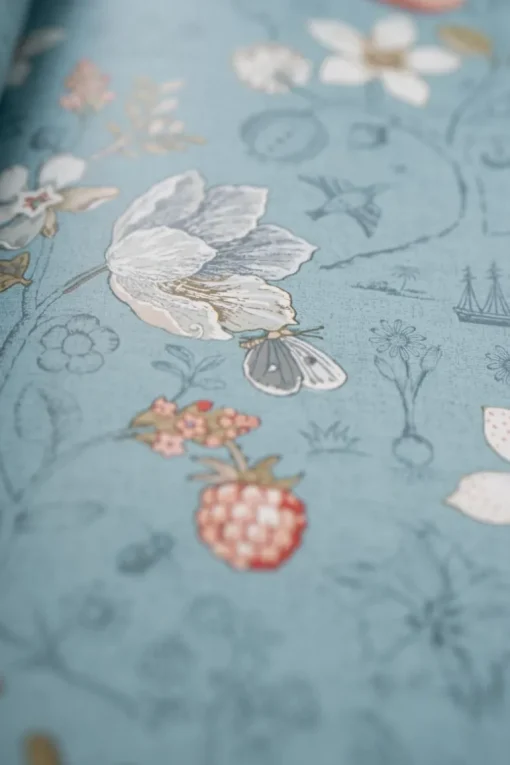 Pip Studio Spring to Life Vliestapete Meeresblau