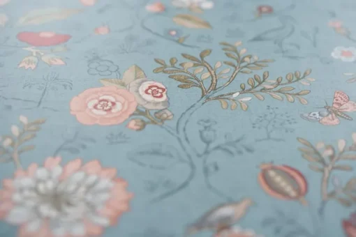 Pip Studio Spring to Life Vliestapete Meeresblau