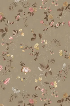 Pip Studio Tokyo Blossom Vliestapete Khaki