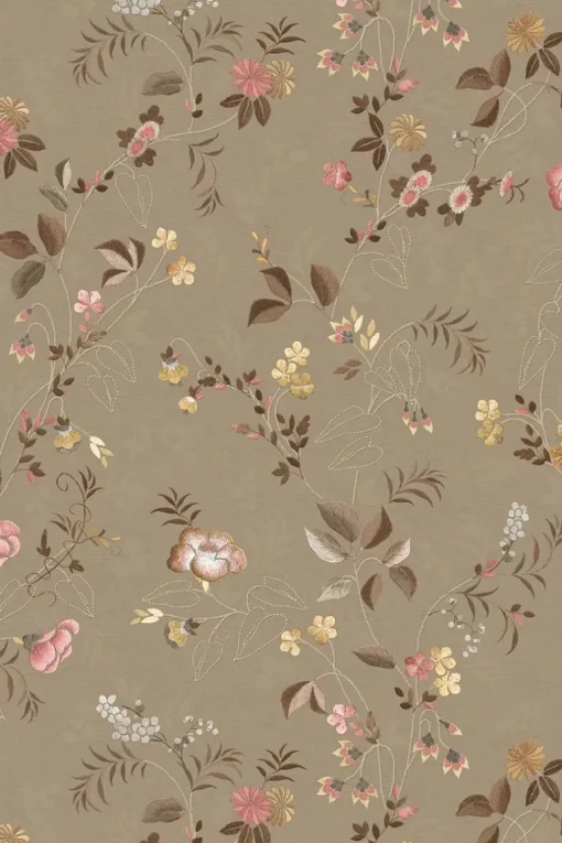 Pip Studio Tokyo Blossom Vliestapete Khaki