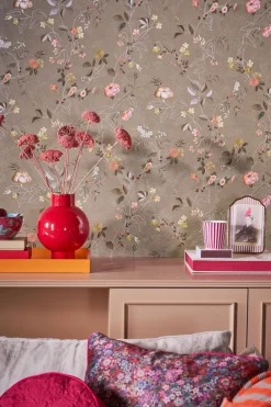 Pip Studio Tokyo Blossom Vliestapete Khaki