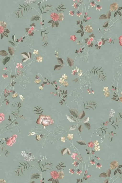 Pip Studio Tokyo Blossom Vliestapete Jade Grün