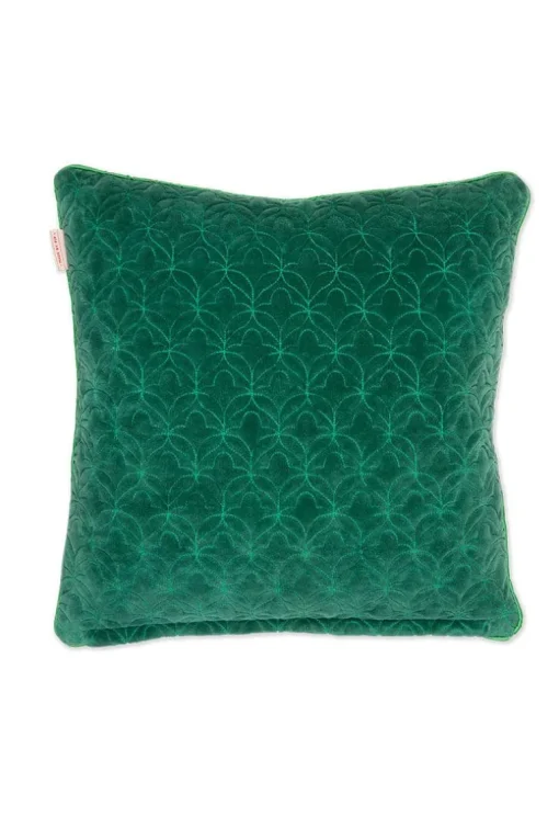 Quadratisches Zierkissen Quilty Dreams Grün