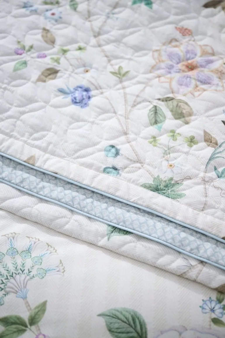 Quilt Flores Bailando Gebrochen Weiss
