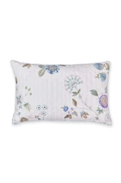 Quilted Zierkissen Flores Bailando Gebrochen Weiss