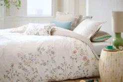 Rechteckige Zierkissen Campo de Flores Gebrochen Weiss